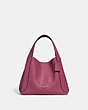COACH®,HADLEY HOBO 21,Cuir,Or/Rose Poudré,Front View