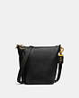 COACH®,DUFFLE 20,Leather,Medium,Brass/Black,Front View