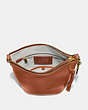 COACH®,DUFFLE 20,Leather,Medium,Brass/1941 Saddle,Inside View,Top View