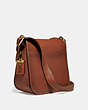 COACH®,COURIER BAG,Glovetan Leather,Medium,Brass/1941 Saddle,Angle View
