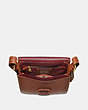 COACH®,COURIER BAG,Glovetan Leather,Medium,Brass/1941 Saddle,Inside View,Top View