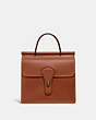 COACH®,WILLIS TOP HANDLE,Leather,Medium,Brass/1941 Saddle,Front View