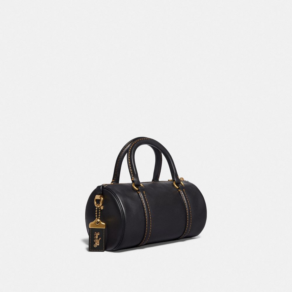 Coach wicker barrel online bag