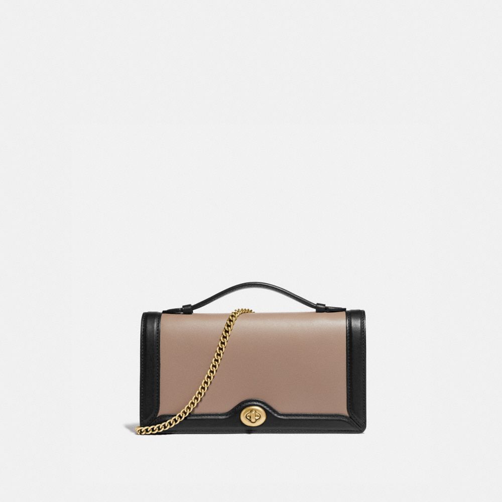 COACH Riley Chain Clutch In Colorblock