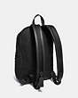 COACH®,PACER TALL BACKPACK WITH COACH PATCH,Leather,X-Large,Black Copper/Black,Angle View