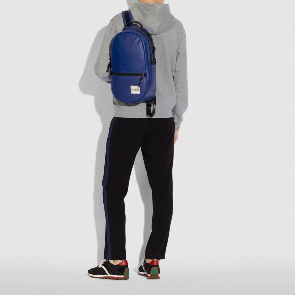 COACH®,Pacer Backpack With Coach Patch,,Detail View