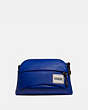 COACH®,PACER SPORT PACK WITH COACH PATCH,Leather,Medium,Black Copper/Sport Blue,Front View