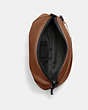 COACH®,PACER SPORT PACK WITH COACH PATCH,Leather,Medium,Saddle/Black Copper,Inside View,Top View