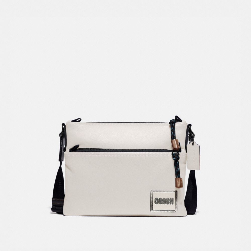 COACH®,Pacer Crossbody With Coach Patch,,Front View