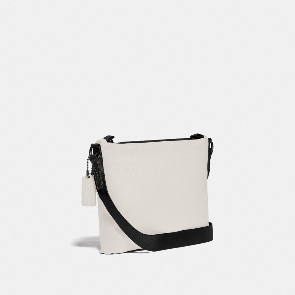 COACH®,Pacer Crossbody With Coach Patch,,Angle View