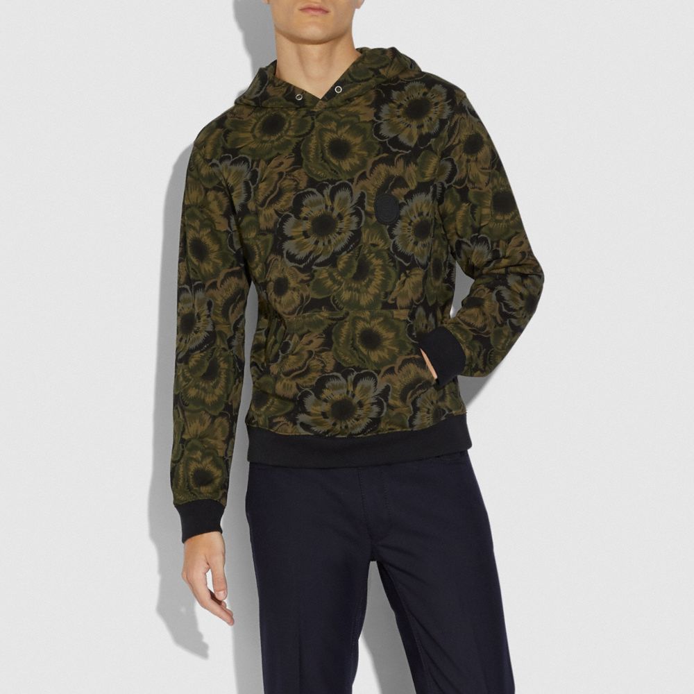 Sweat à capuche avec imprimé Kaffe Fassett