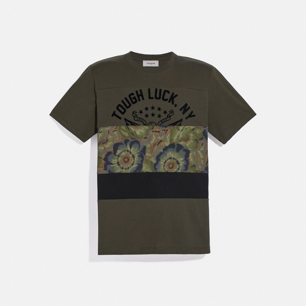 Tough Luck Patchwork T Shirt With Kaffe Fassett Print