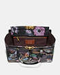 COACH®,TROUPE CARRYALL 35 IN SIGNATURE CANVAS WITH KAFFE FASSETT PRINT,pvc,Large,Brass/Tan Multi,Inside View,Top View