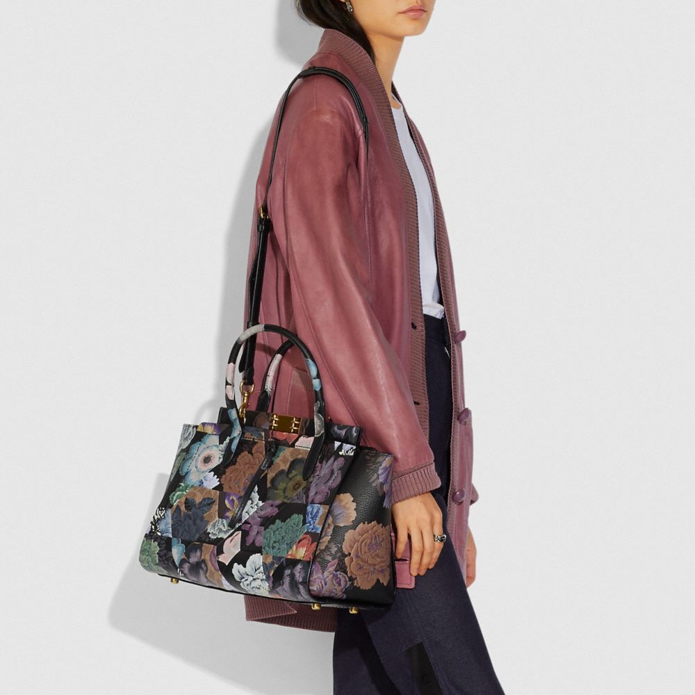 Troupe Carryall 35 In Signature Canvas With Kaffe Fassett Print