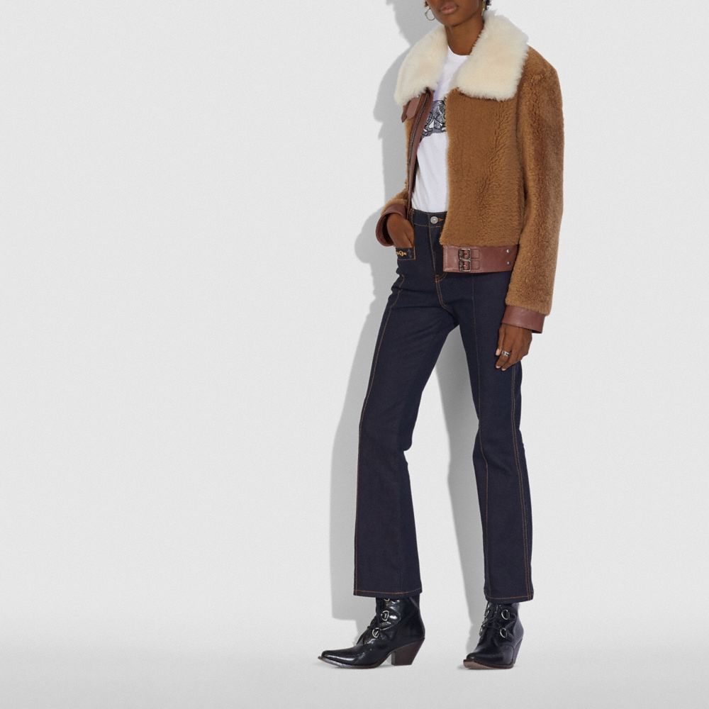 Short Shearling Jacket