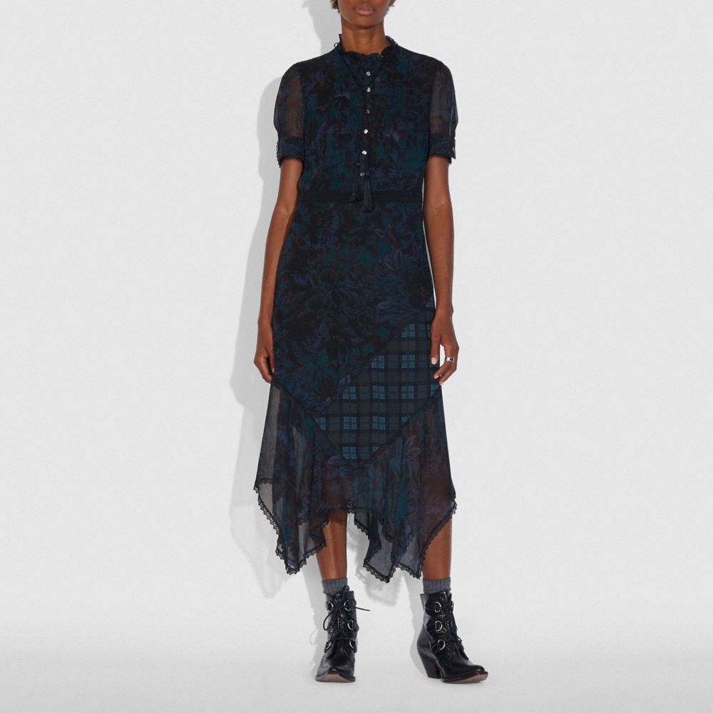 Robe longue à imprimé Kaffe Fassett