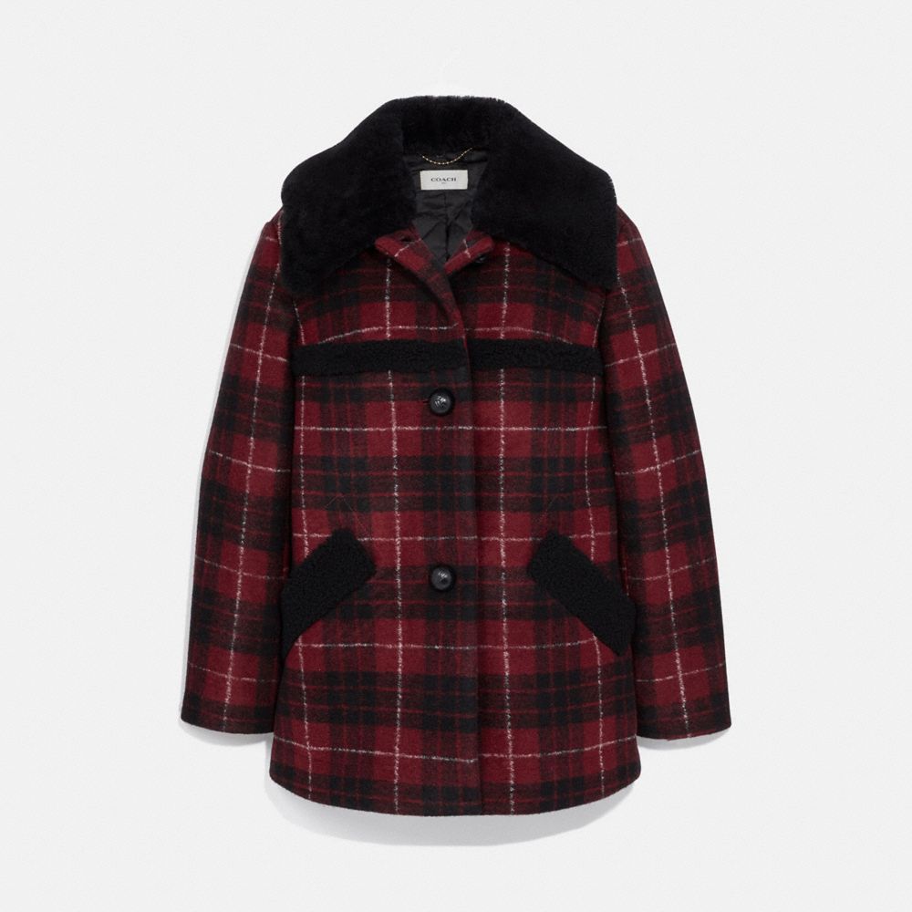 Coach wool coat online