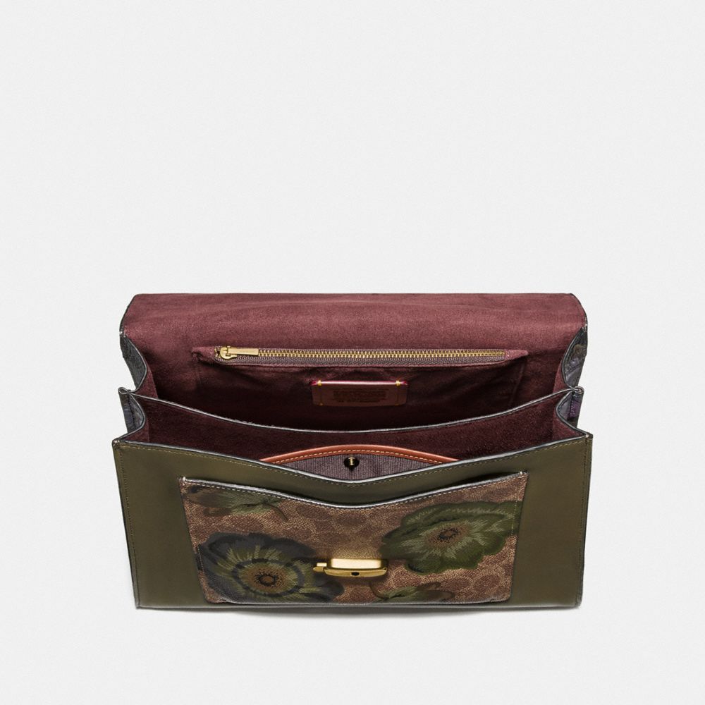 Tabby Top Handle En Toile Signature Avec Imprimé Kaffe Fassett