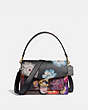 COACH®,TABBY SHOULDER BAG WITH KAFFE FASSETT PRINT,Leather,Medium,Brass/Black Multi,Front View