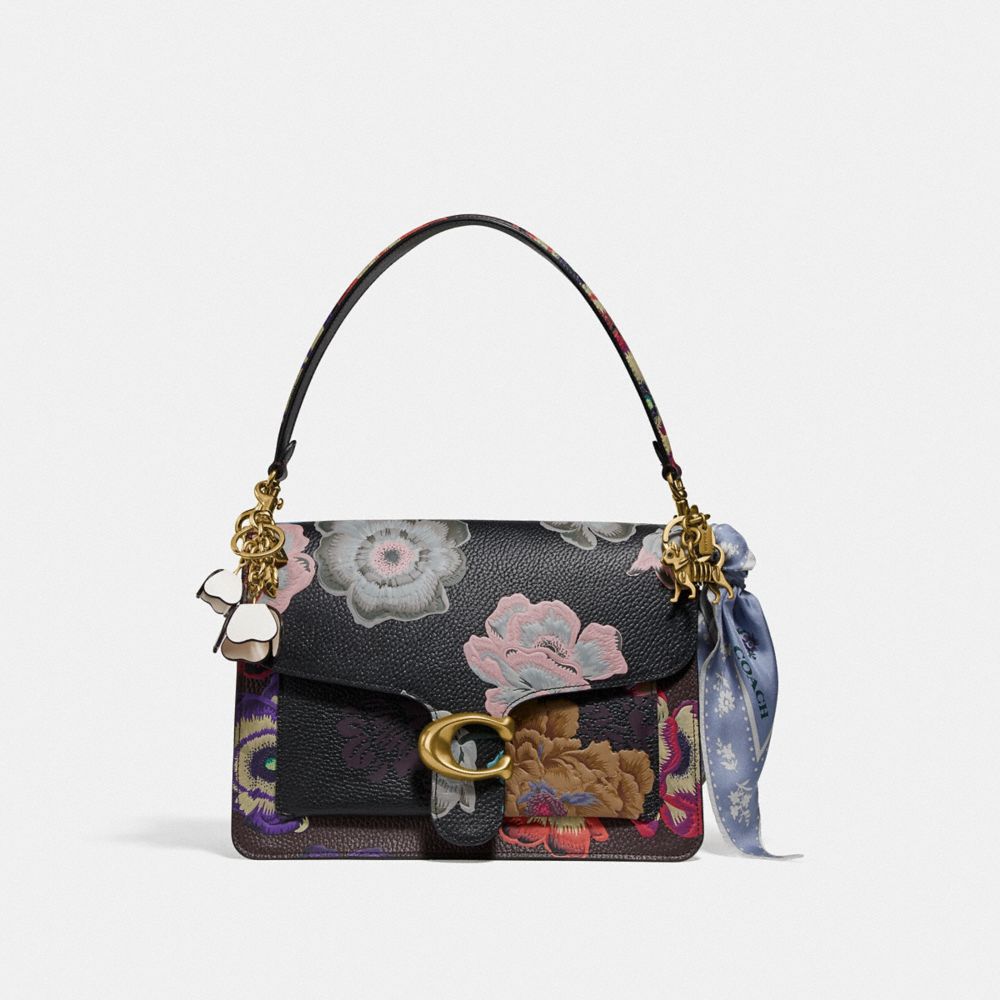 COACH®,Tabby Shoulder Bag With Kaffe Fassett Print,,Angle View