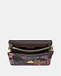 COACH®,TABBY SHOULDER BAG WITH KAFFE FASSETT PRINT,Leather,Medium,Brass/Black Multi,Inside View,Top View