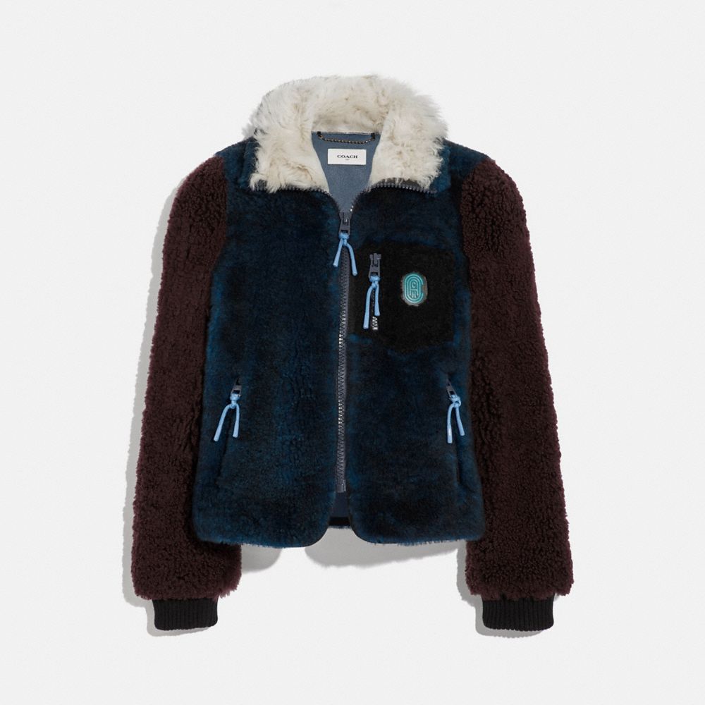 Shearling Zip Jacket