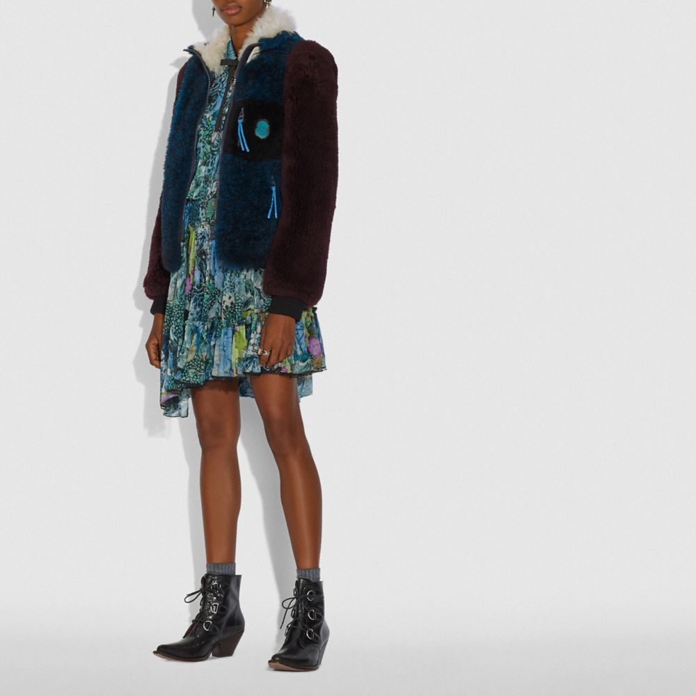 Shearling Zip Jacket