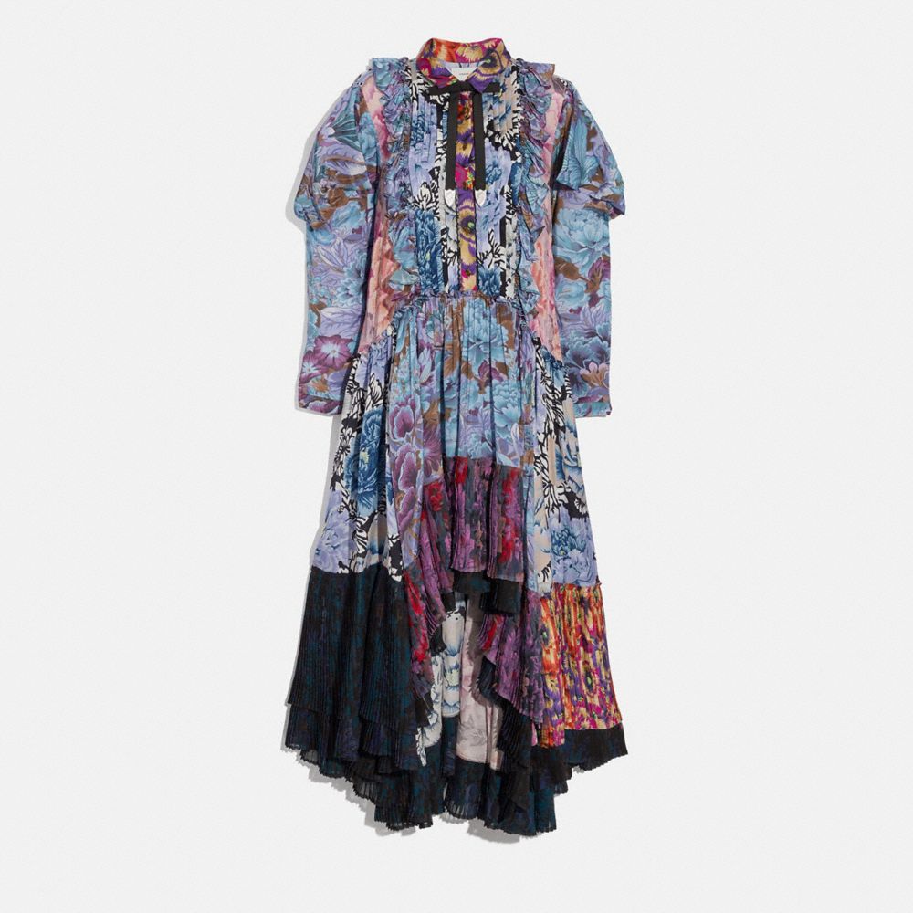 Robe patchwork avec imprimé Kaffe Fassett