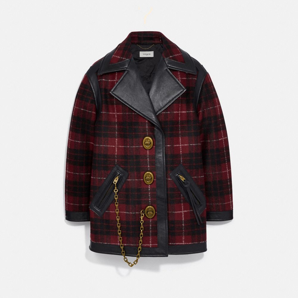 Coach wool coat online