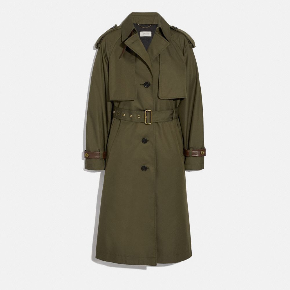 Trench coat en coton