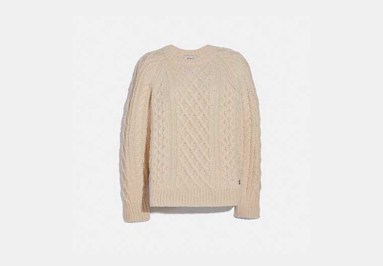 Aran Crewneck Sweater