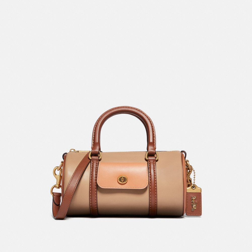 COACH®,Barrel Bag In Colorblock,,Front View