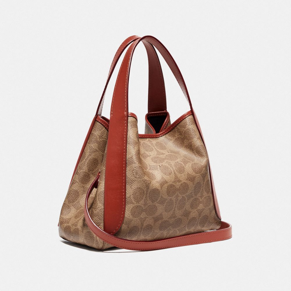 Coach by Mom - 💢Hadley Hobo 21 In Signature Canvas Style