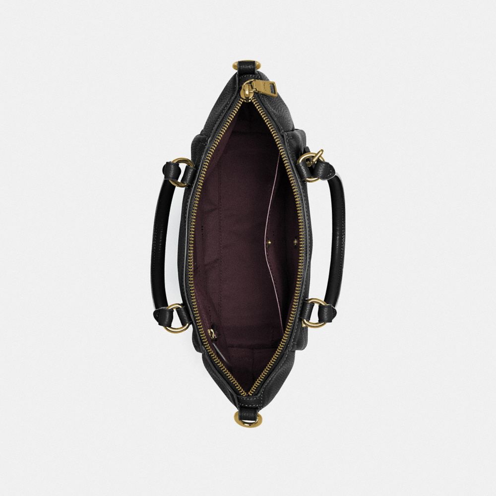 COACH®,Elise Satchel Bag,,Inside View,Top View