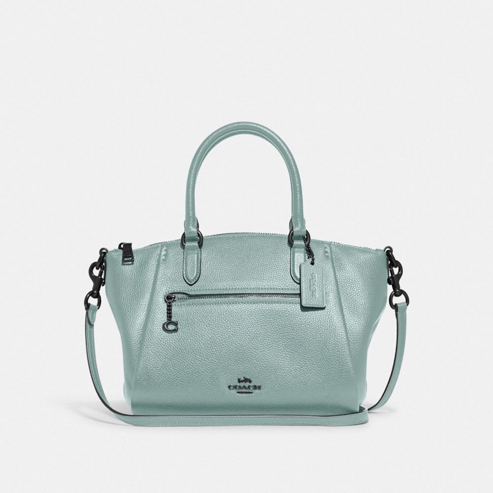 Coach pebble best sale leather emma satchel