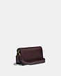 COACH®,TABBY SHOULDER BAG 26,Smooth Leather/Pebble Leather/Suede,Medium,Brass/Oxblood,Angle View