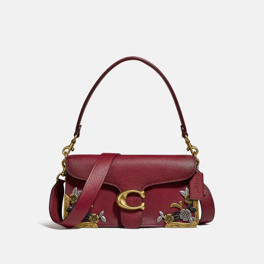 Coach tabby best sale 26 deep red