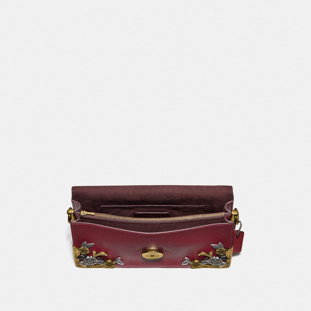 COACH®,Tabby Shoulder Bag 26 With Tea Rose,,Inside View,Top View