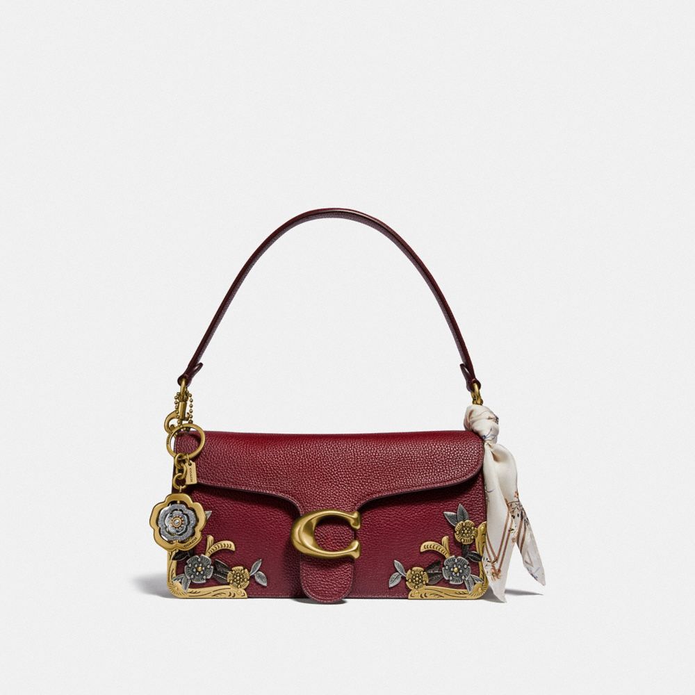 COACH®,Tabby Shoulder Bag 26 With Tea Rose,,Angle View