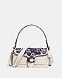 COACH®,TABBY SHOULDER BAG 26 WITH LEATHER SEQUINS,Smooth Leather,Medium,Pewter/Chalk,Front View