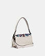 COACH®,TABBY SHOULDER BAG 26 WITH LEATHER SEQUINS,Smooth Leather,Medium,Pewter/Chalk,Angle View