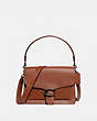 COACH®,TABBY SHOULDER BAG,Leather,Medium,Pewter/1941 Saddle,Front View