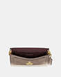 COACH®,TABBY CHAIN CROSSBODY,Leather,Brass/Platinum,Inside View,Top View