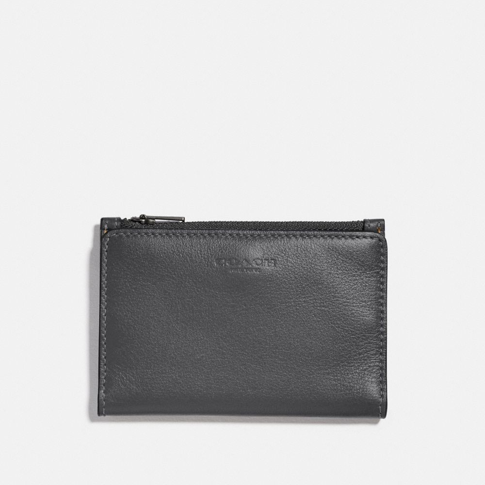 Coach bifold 2024 zip card case