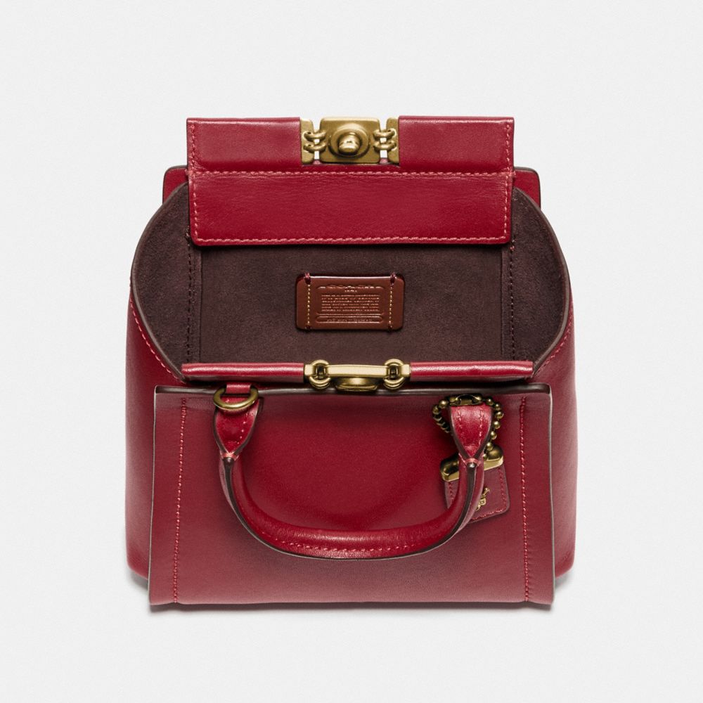 COACH®,Troupe Tote 16,,Inside View,Top View