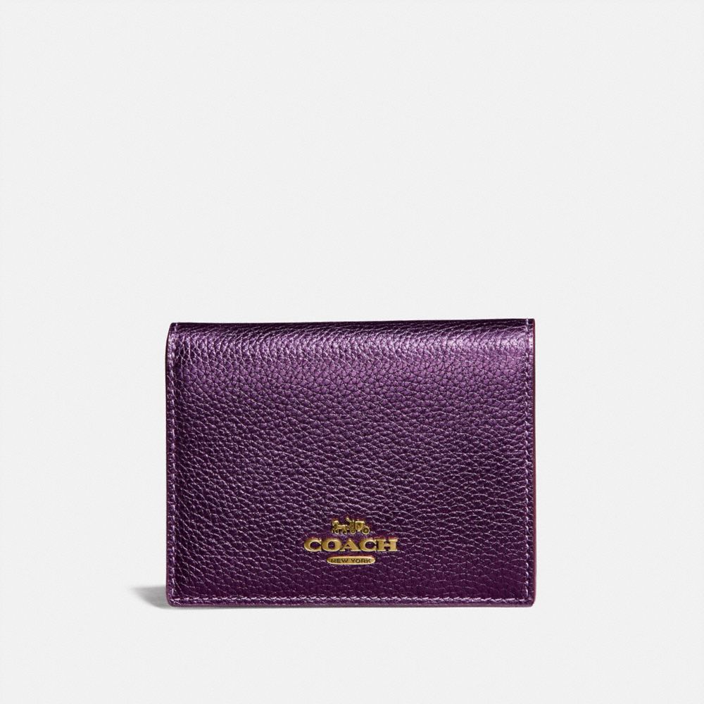 Small snap wallet coach sale