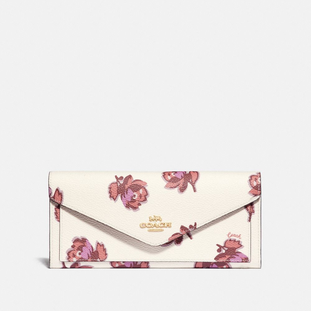 Soft Wallet With Floral Print