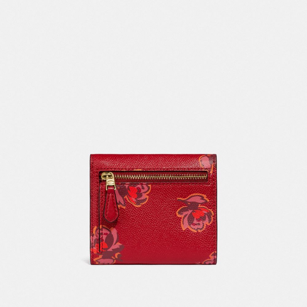 Coach wallet best sale flower print