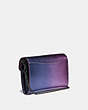 COACH®,TABBY CHAIN CLUTCH WITH OMBRE,Smooth Leather,Pewter/Multi,Angle View