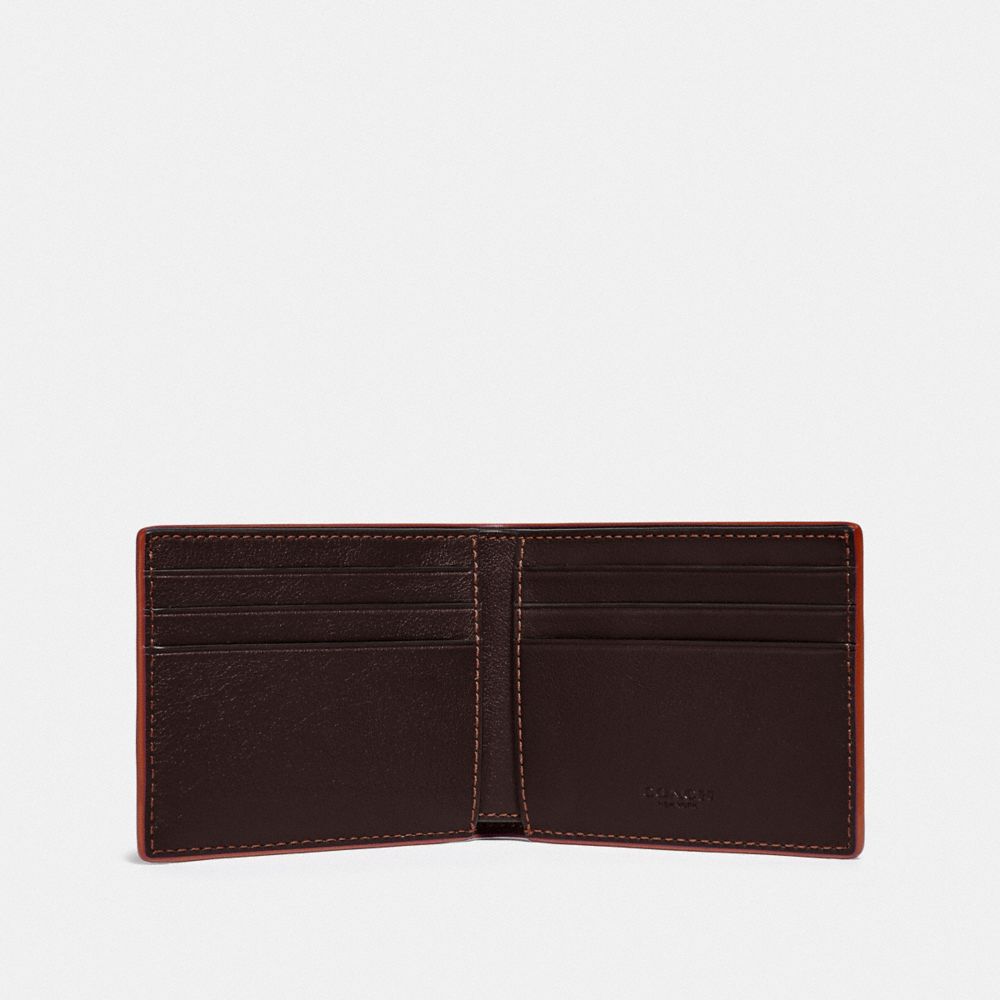 COACH®,Slim Billfold Wallet,,Inside View,Top View